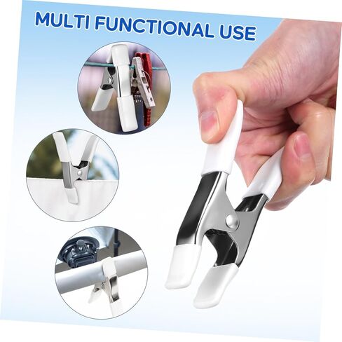 Outanaya 5pcs Photography Backdrop Clips Heavy Duty Plastic Spring Clips Protective Cover for Backdrop Holder in Saudi Arabia