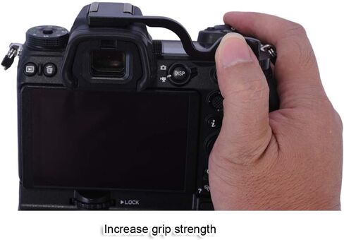 زر الإبهام المعدني iShoot متوافق مع كاميرا Nikon Z5 Z6 Z7، Z5II Z6II Z7II، Z6III، مقبض الإبهام مع غطاء غطاء تثبيت الحذاء الساخن، مقبض الإصبع، امتداد مقبض الإبهام in Kuwait