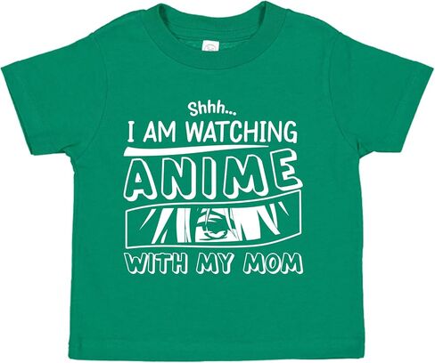 Watching Anime with My Mom Cute Baby Bodysuit One Piece Toddler T-Shirt Animation Film Themed Gift in Saudi Arabia