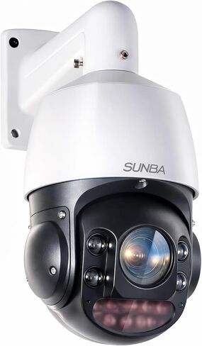 SUNBA 4K 8MP High Speed PTZ Camera Outdoor, IP PoE+ Security Dome, 20X Optical Zoom, Auto Tracking, 2 Way Audio, TF Card Slot, 24x7 Automatic PTZ Tour, Night Vision up to 328ft (405-D20X 4K)-New Batch in Saudi Arabia