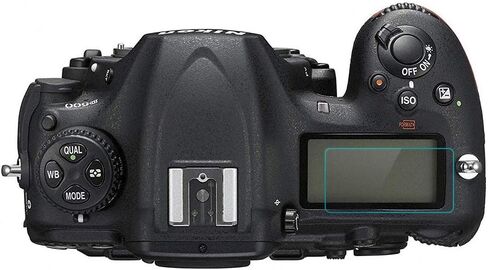 طبقة من الزجاج المقسى من kinokoo لهاتف Nikon D500 طبقة شفافة كريستالية من Nikon D500 واقي شاشة خالٍ من الفقاعات/مضاد للخدش (عبوة من قطعتين) in Kuwait