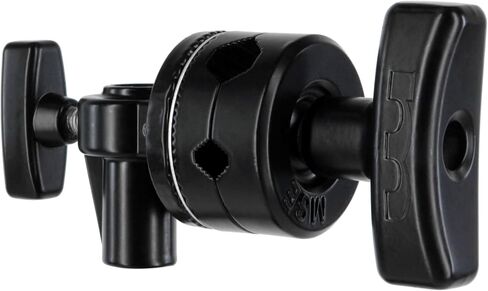 Matthews 2.5" Hollywood Grip Head - Silver or Black Available - Camera, Camcorder, Cellphone, Tablet - Stand Mount (Black) in Saudi Arabia