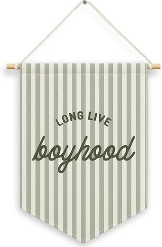 Long Live Girlhood Girls Kids Room Decor, Purple Preppy Playroom Banner Canvas, Nursery Trendy Wall Hanging Frame Decor Art Pennant Flag for Toddler Girly Room Preschool Dorm 11x15in in Saudi Arabia