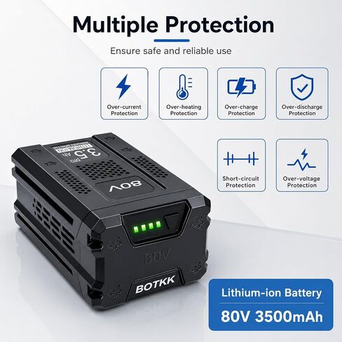 Upgraded 3500mAh Replacement for Kobalt 80V Battery Compatible with KB2580-06 KB680-06 KB280-06 KB480-06 KB580-06 Cordless Tools Battery in Kuwait