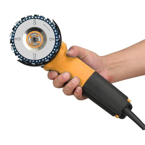 OBA Wood Carving Disc Stump Remover Stump Grinder for 4'' or 4"-1/2" Angle Grinder, Chainsaw disc Grinding Wheel 5/8' Arbor, Shaping and Cutting Disk in Saudi Arabia