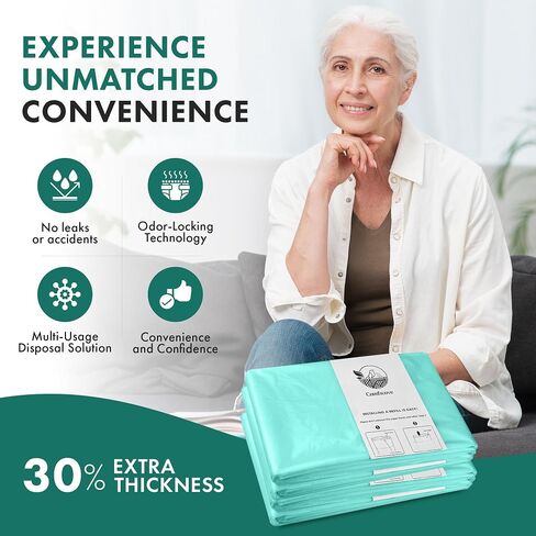 8 Pack Adult Diaper Liner Refills, Compatible with Janibell Akord 330 Model, Adult Diaper System to Eliminate Waste, Odor Resistant by Comficove (8pk) in Kuwait