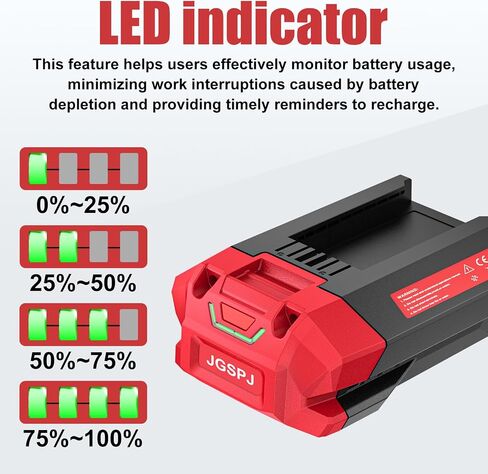 40V 2.5Ah Battery Replacement for SKIL 40V Battery BY8708C-01, BY8705-00, BY8708-00,BY8723C-00, Compatible with Skil PWR CORE 40 Volt Tools in Saudi Arabia