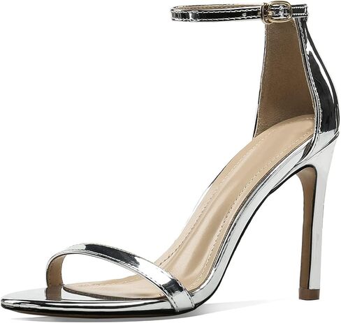 perixir Strappy Heels for Women High Stiletto Heels Sexy Prom Dressy Sandals Ankle Strap Heels Dainty Rope Stiletto Heel in Kuwait