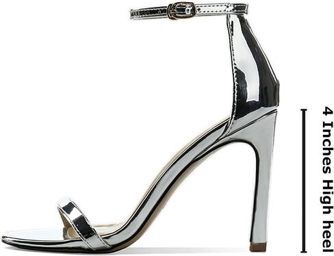 perixir Strappy Heels for Women High Stiletto Heels Sexy Prom Dressy Sandals Ankle Strap Heels Dainty Rope Stiletto Heel in Kuwait