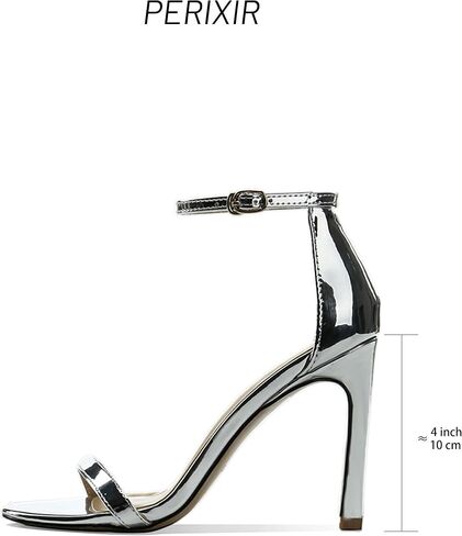 perixir Strappy Heels for Women High Stiletto Heels Sexy Prom Dressy Sandals Ankle Strap Heels Dainty Rope Stiletto Heel in Kuwait