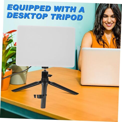 Rechargeable Live Streaming Fill Light Adjustable Dimming Plastic Lamp | Video Recording and Photography Use, Intelligent Controls with Energy Efficient Operation, Indoor Portraits and Continuous in Saudi Arabia