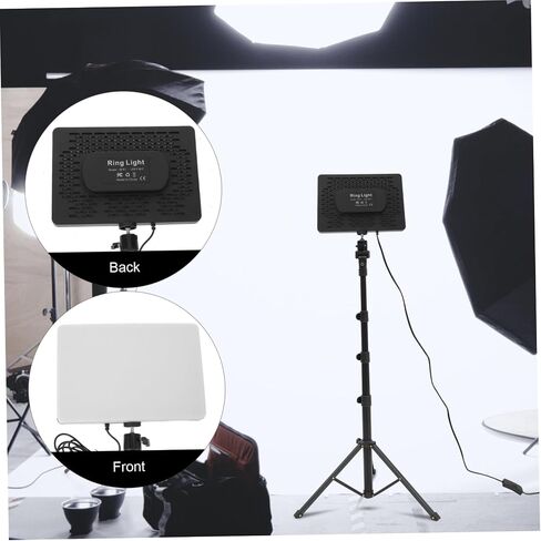 Rechargeable Live Streaming Fill Light Adjustable Dimming Plastic Lamp | Video Recording and Photography Use, Intelligent Controls with Energy Efficient Operation, Indoor Portraits and Continuous in Saudi Arabia