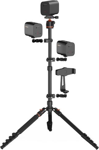 NearStream VM33 3-Camera Wireless Streaming Kit, 2K Recording, 40X Zoom | 1080p Live Streaming, 1440p Recording, 10X Optical Zoom, 6-Hour Battery, App Control, RTMP/RTSP/NDI, Tripod and Mounts in Kuwait