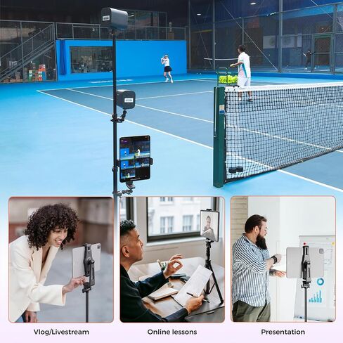NearStream VM33 3-Camera Wireless Streaming Kit, 2K Recording, 40X Zoom | 1080p Live Streaming, 1440p Recording, 10X Optical Zoom, 6-Hour Battery, App Control, RTMP/RTSP/NDI, Tripod and Mounts in Kuwait