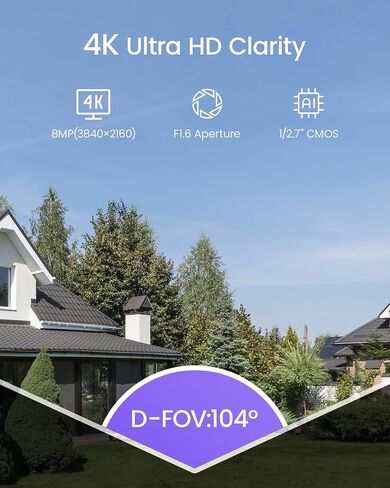 Loocam 4K Dome Poe IP Cameras 2 Packs NVR Security System | 8MP Ultra HD Wired Camera, 100ft IR Night Vision, IP66 Weatherproof Suitable for Outdoor Indoor, Compatible with Loocam NVR in Saudi Arabia