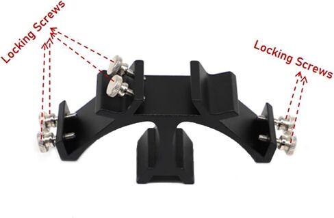 Findersscopes Brackets Finders Mounting Brackets Suitable for Outdoor Astronomy Observation with Adjust Height Astrophysics Accessory Adjust Mount in Kuwait