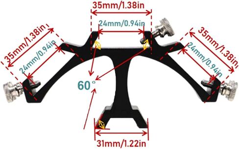 Findersscopes Brackets Finders Mounting Brackets Suitable for Outdoor Astronomy Observation with Adjust Height Astrophysics Accessory Adjust Mount in Kuwait