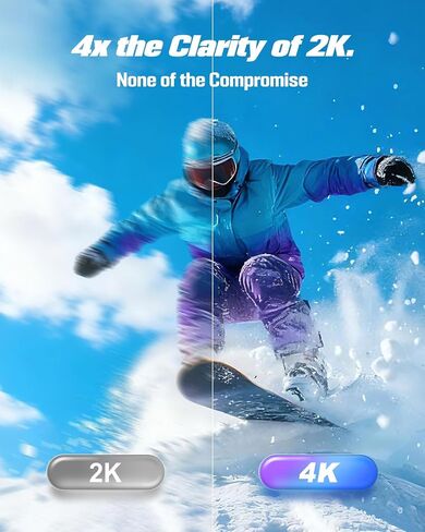 Action Camera 4K, Mini Body Camera with Audio and Video Recording 64GB Card | Wi-Fi Magnetic Hands-Free with Waterproof Case & Rotatable Clip for Vlogging Traveling Outdoors in Kuwait
