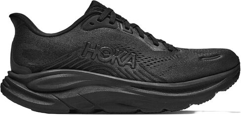 Hoka Womens Clifton 11 أسود/أسود 8.5 متوسط in Kuwait