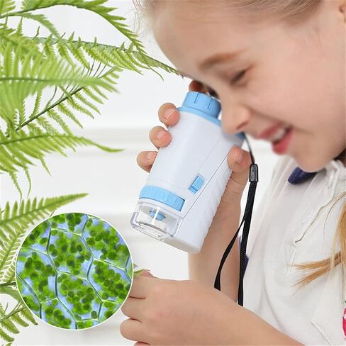Handheld Microscope Optical High-Definition Portable Desktop Scientific Experiment Gift in Kuwait