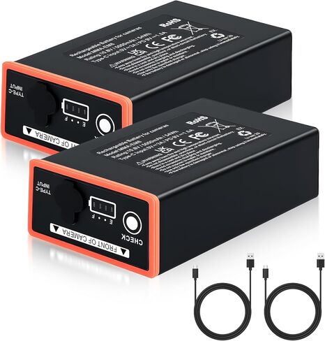 1 Pack 5000mAh Rechargeable Moultrie Edge Battery for Power Mag Plus,EM8 Battery Compatible with Moultrie Cellular Trail Cameras Edge/PRO/Edge 2 in Kuwait