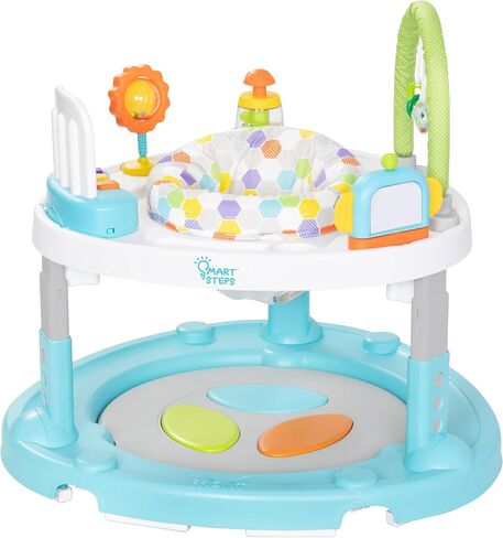 Smart Steps® Explore N’ Play 5-in-1 Activity to Booster Seat, Blue Safari Fun in Kuwait