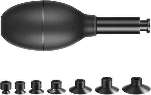 Anti-Static Vacuum Suction Pen Professional Camera Lens Kit with 7 Interchangeable Silicone Oval Suckers in Kuwait