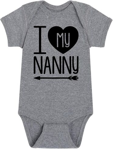 Instant Message - I Heart My Nanny - Infant Baby One Piece in Kuwait