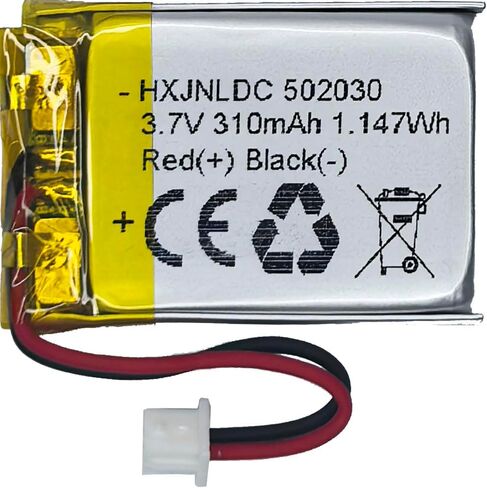 3.7V 310mah 502030 Battery for VXI BlueParrott B250-XT Bluetooth Headset Battery Replacement dashcam Nextbase Dash cam 402G 412GW 512G Cobra 840 Keychain cam 808 Small Camera C3,C11 16 in Saudi Arabia