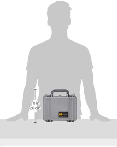 Pelican 1150 Case With Foam (Silver) in Kuwait