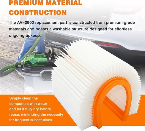 AVF0900 Vacuum for Filter for POWER+ Wet/Dry Vacuum Cleaner WDV0900 in Saudi Arabia