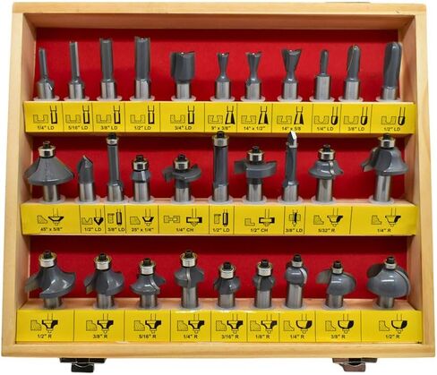 MLCS 8369 30pc Router Bit Set,1/2"Shank in Saudi Arabia