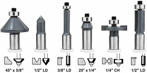 MLCS 8369 30pc Router Bit Set,1/2"Shank in Saudi Arabia