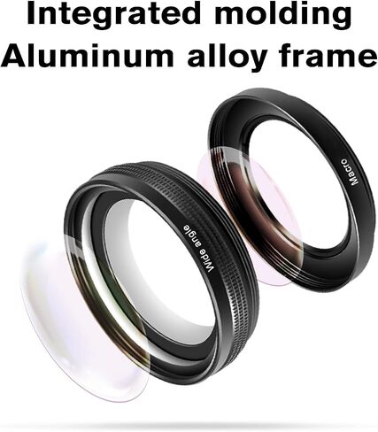 USKEYVISION 2-in-1 Wide Angle & Macro Lens for Sony ZV-E10, 18mm/10X WLZ-10 | For Sony ZV-E10 Vlog Camera, 2-in-1 Lens Kit, Wide Angle Landscape, Macro Close-Up Photography, Easy Attachment Design in Saudi Arabia