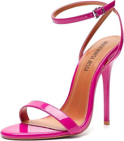 MAIERNISI JESSI Unisex Men's Women's Strappy Sandals Heels, Stilletos High Heeled Ankle Strap Slingback Sandals in Saudi Arabia