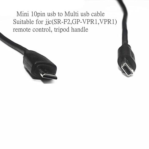Camera Shutter Extension Cable Mini USB to Multi USB (393-Inch/10m) for JJC Remote Control Handle Vpr1/Gp-Vpr1/Sr-F2 Connects for Sony Camera Control Data Long Cable A72 A73 A7r4 A7r5 A6500 in Saudi Arabia
