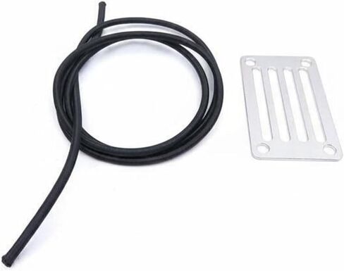 Vaveren Diving Light Mount Holder Buckle Bracket Clip Stainless Steel Plate Elastic Cord Compact Design Lightweight Build Suitable for Spearfishing Support Technical setups Backup Light Carry in Saudi Arabia