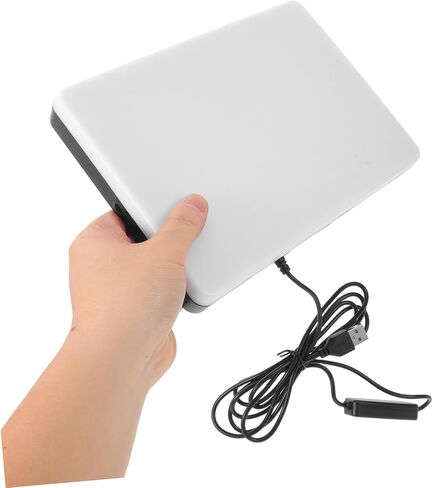 Rechargeable LED Video Light Panel Portable Diffused Fill Light for Vlogging Photography Streaming with Adjustable Brightness and Touch Controls Lightweight Studio Lighting Kit in Saudi Arabia