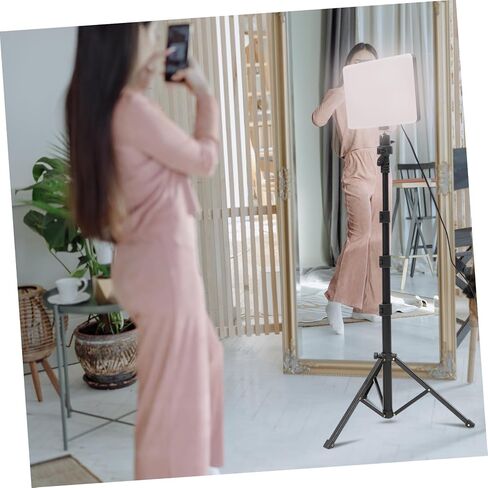 Rechargeable LED Video Light Panel Portable Diffused Fill Light for Vlogging Photography Streaming with Adjustable Brightness and Touch Controls Lightweight Studio Lighting Kit in Saudi Arabia