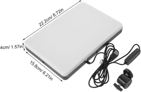 Portable Plastic and LED Streaming Panel Video for Energy Efficient Photo Lighting Kit and Video Recording Vlogging, Indoor Photography in Saudi Arabia