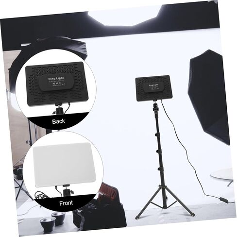 Portable Plastic and LED Streaming Panel Video for Energy Efficient Photo Lighting Kit and Video Recording Vlogging, Indoor Photography in Saudi Arabia