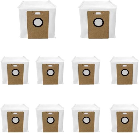 Dust Bags Replacement For Narwal Freo S/Tapo RV30 Max Plus / RV20 Max Plus | 10 Pack Spare Parts Accessories in Kuwait