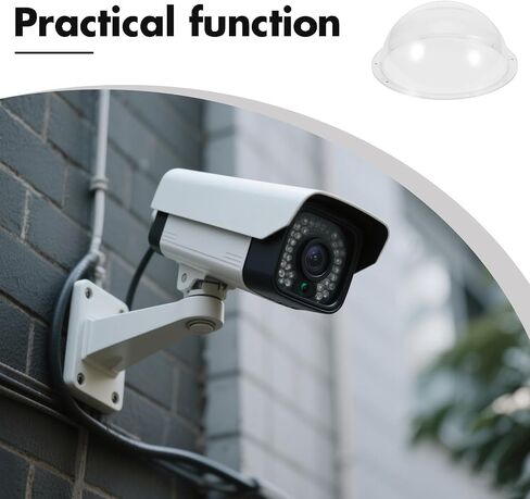 Universal Outdoor Security Camera Waterproof Cover 5 Inch Acrylic Dome Protective Shield with Easy Installation and Maintenance for Homes in Saudi Arabia