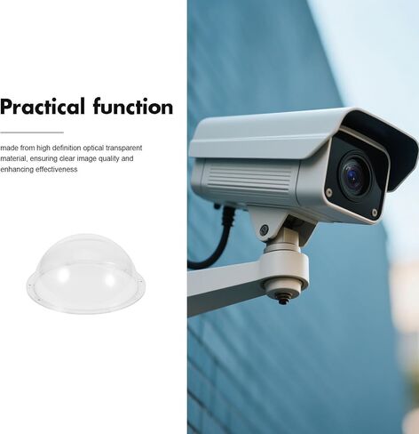 Universal Outdoor Security Camera Waterproof Cover 5 Inch Acrylic Dome Protective Shield with Easy Installation and Maintenance for Homes in Saudi Arabia