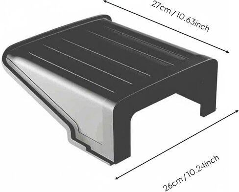 Camera Rain Cover Outdoor Housing Dome Protector Keeps Equipment Dry Clean Reduces Glare Suitable for Home Outdoor, Black in Saudi Arabia