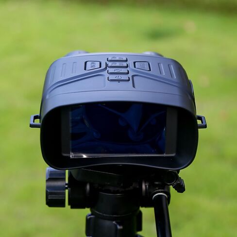 Night Vision Goggles Digital Night Vision Binoculars for Day and Night, Photo & Video, Travel, Rechargeable, 5X Digital Zoom, 300m Infrared Binoculars for Camping Fishing(Color:B) in Kuwait