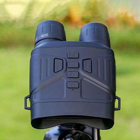 Night Vision Goggles Digital Night Vision Binoculars for Day and Night, Photo & Video, Travel, Rechargeable, 5X Digital Zoom, 300m Infrared Binoculars for Camping Fishing(Color:B) in Kuwait