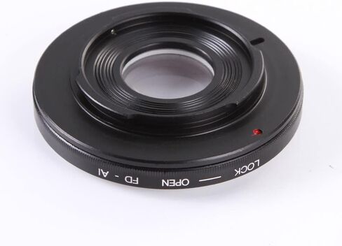 Adapter Ring for Canon FD/FC Lens to for Nikon D810 D750 D7200 D3300 D5500 DSLR Camera Body w/Glass+len Caps Adapter Ring Excellent in Saudi Arabia