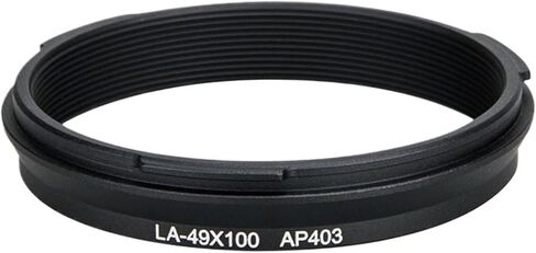 49mm Metal Lens Filter Adapter Ring for Fuji X100VI X100V X100F X100T X100S X100 Conversion Lens Replace for Fujifilm AR-X100 Black Excellent(Black) in Kuwait