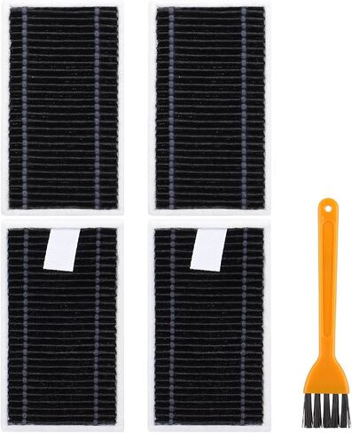 Replacement HEPA Filters for ECOVACS DEEBOT T90 Pro Omni / T90 Omni / X12 PRO OMNI Robot Vacuum Accessories - 4 Pack in Saudi Arabia